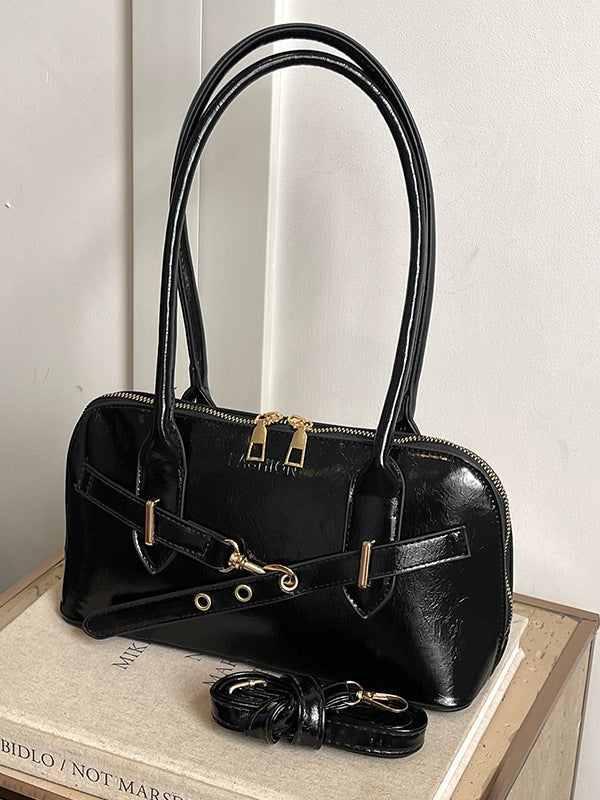 Fashion retro shell handheld shoulder crossbody bag