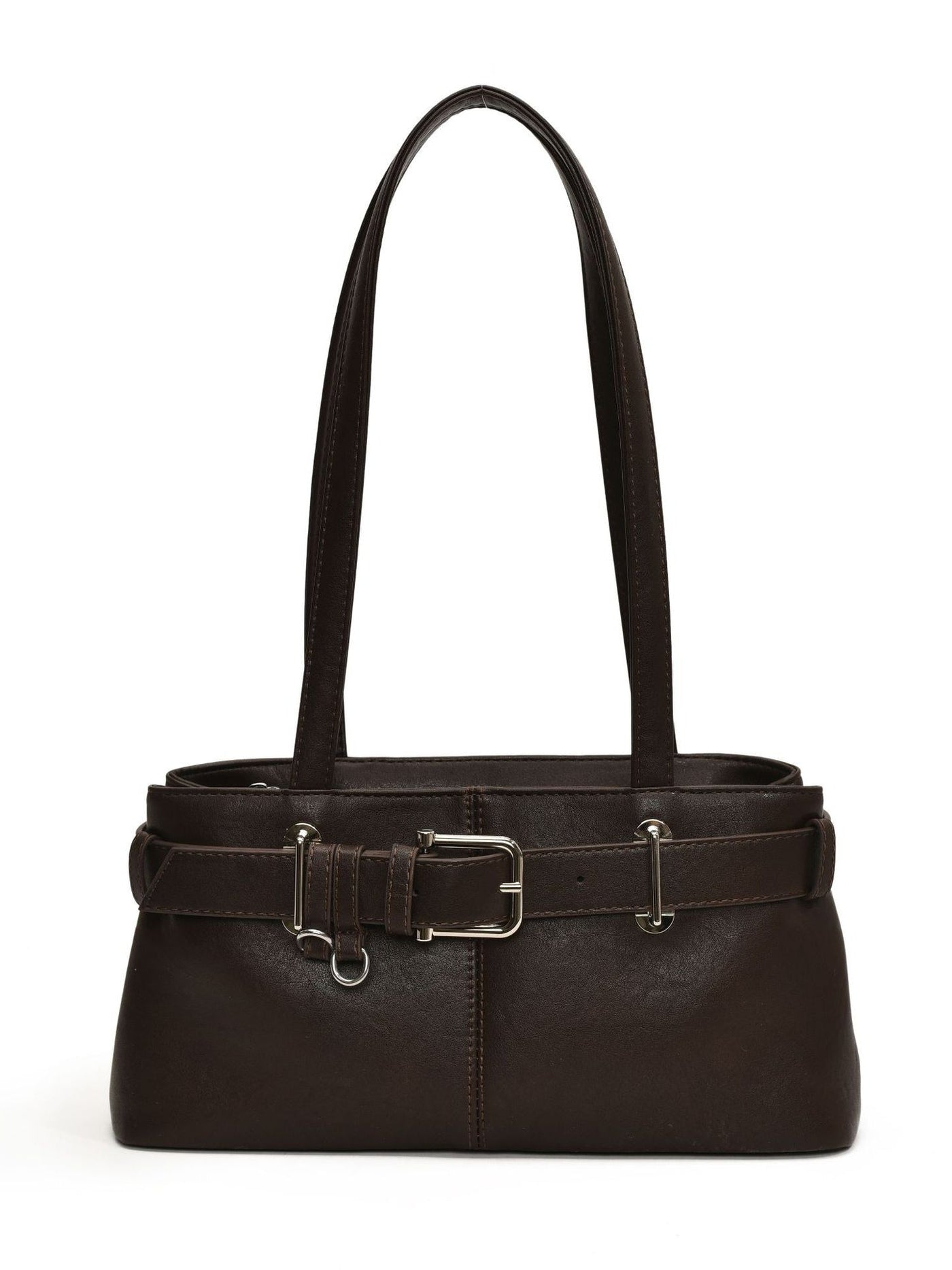 One-shoulder underarm versatile commuter handbag