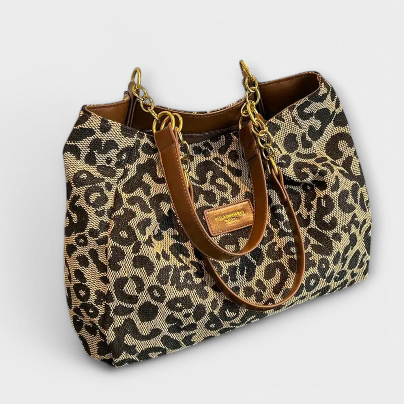 Delilah | Leopard Canvas Tote