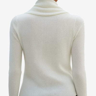 Marianne | Draped Cowl-Neck Sweater