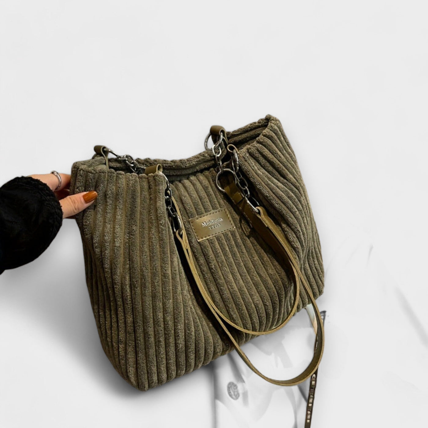 Blair| Soft Cord Shoulder Bag