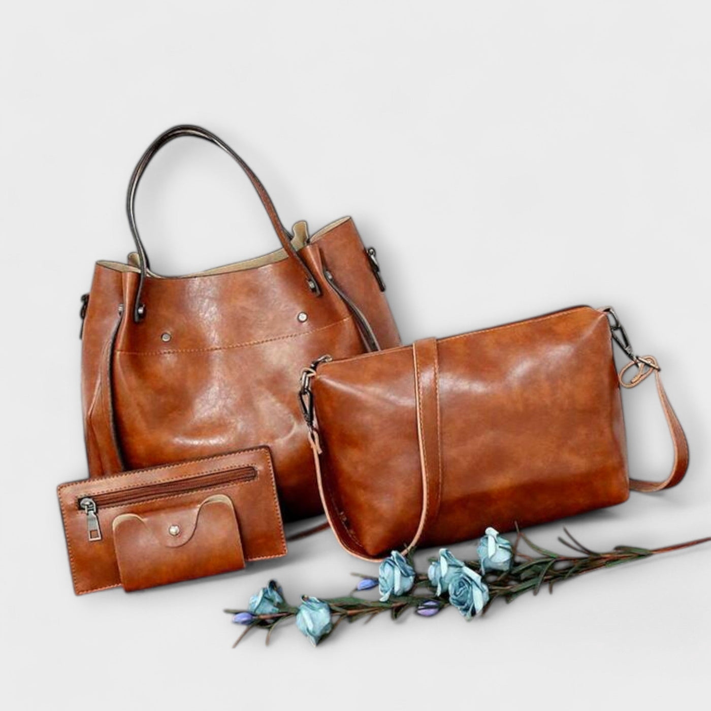 Ella | 4-Piece Vintage Bag Set