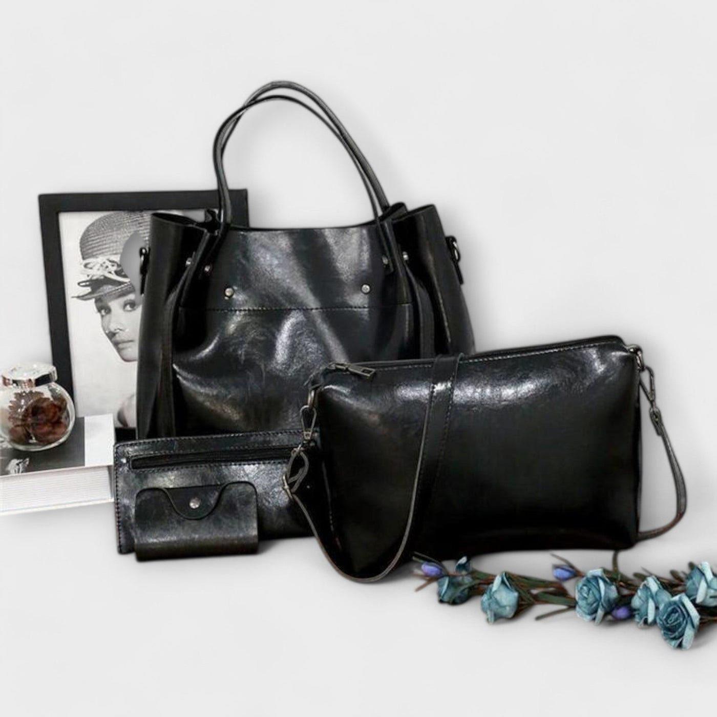 Ella | 4-Piece Vintage Bag Set