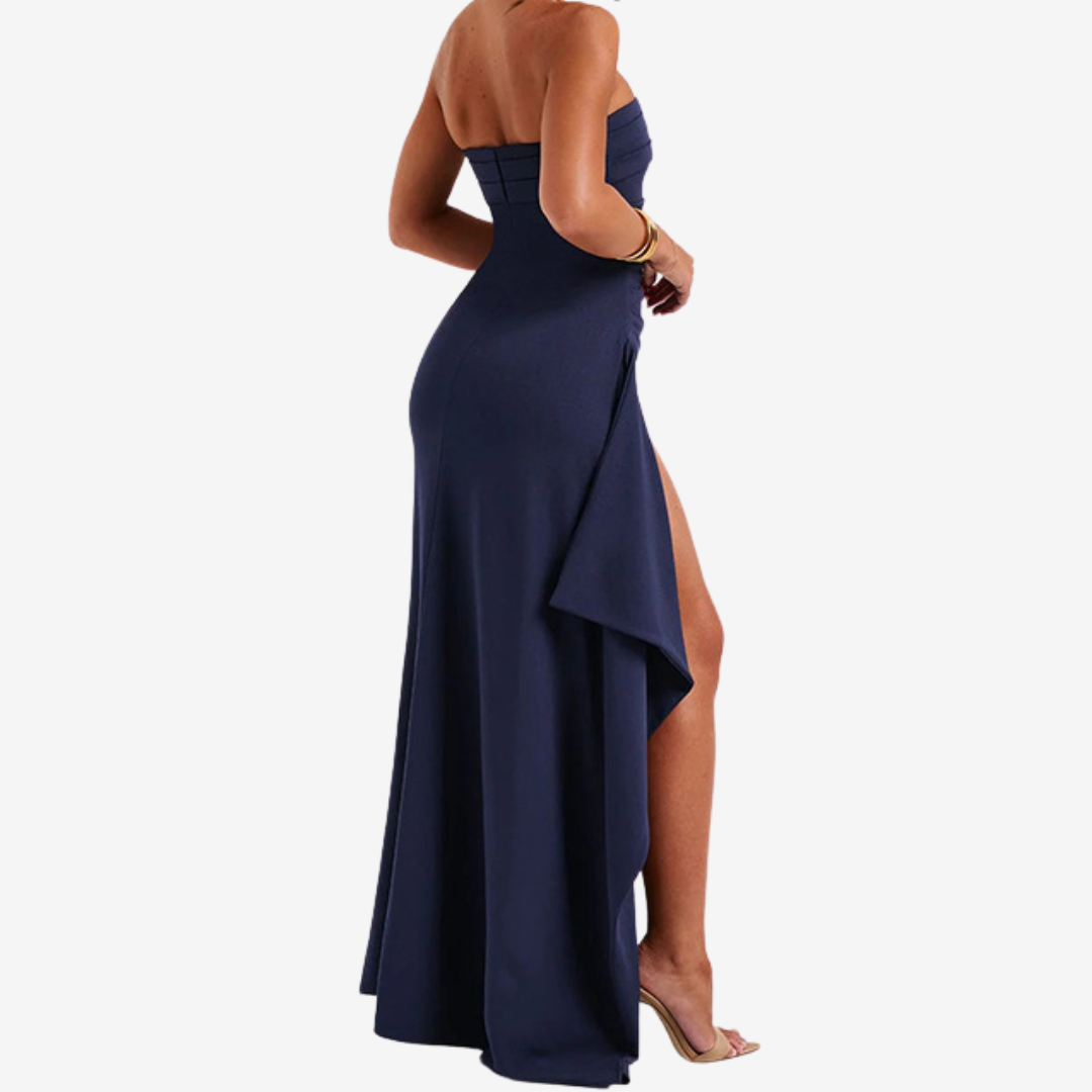 Vivienne | Midnight Cascade Gown