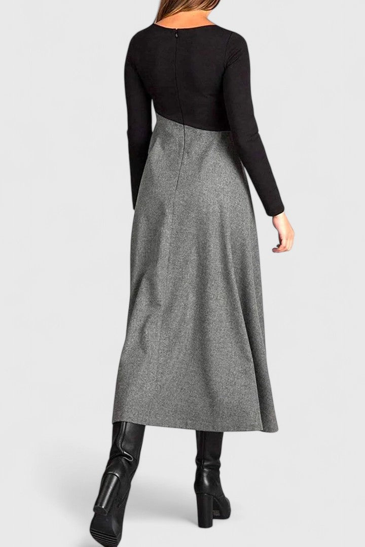 Janet | Elegant Long Sleeve Maxi Dress