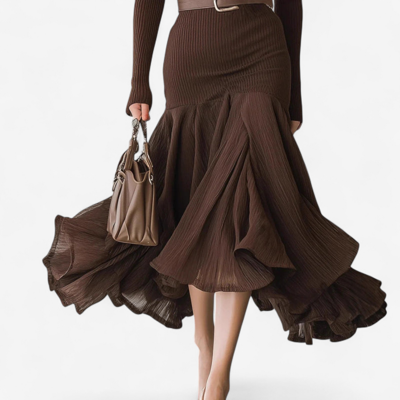 Lydia | Belted Wrap-Elegance Dress