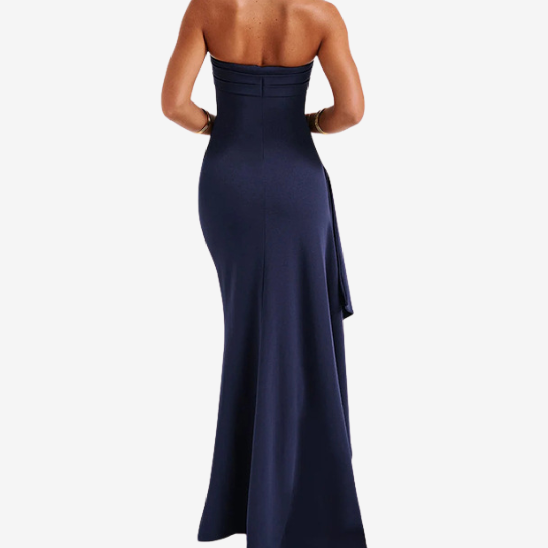Vivienne | Midnight Cascade Gown