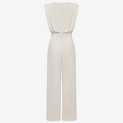 Claire | Belted Fluid Jumpsuit