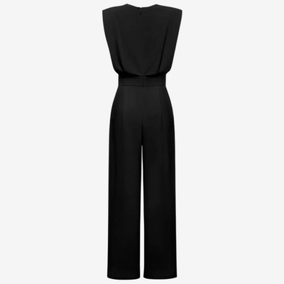 Claire | Belted Fluid Jumpsuit