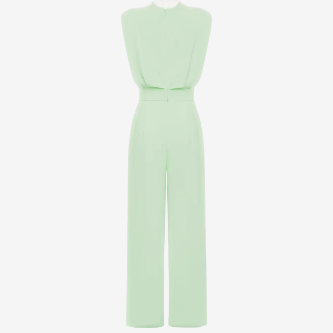 Claire | Belted Fluid Jumpsuit