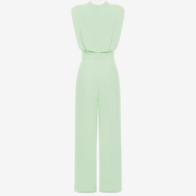 Claire | Belted Fluid Jumpsuit