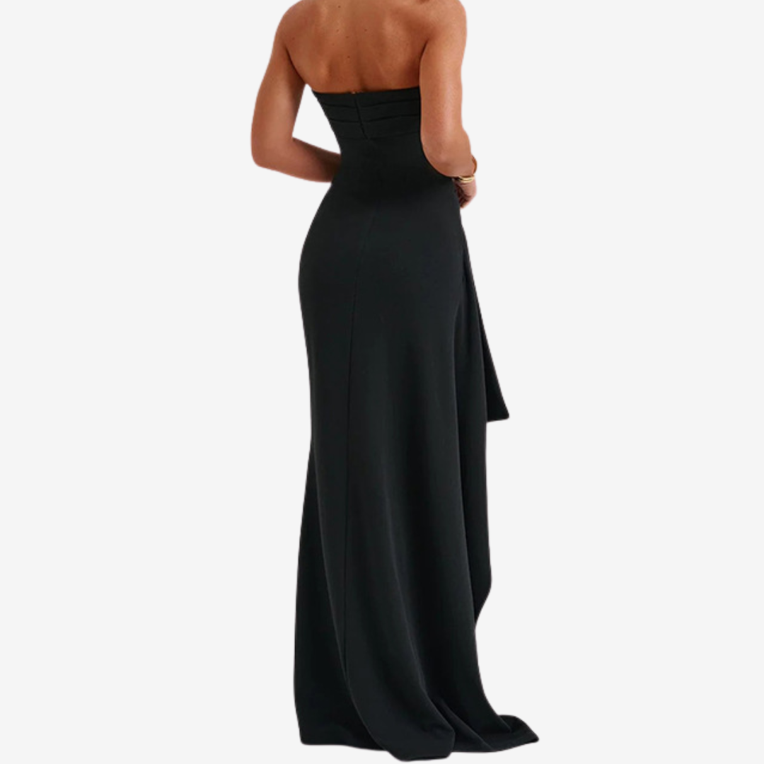 Vivienne | Midnight Cascade Gown