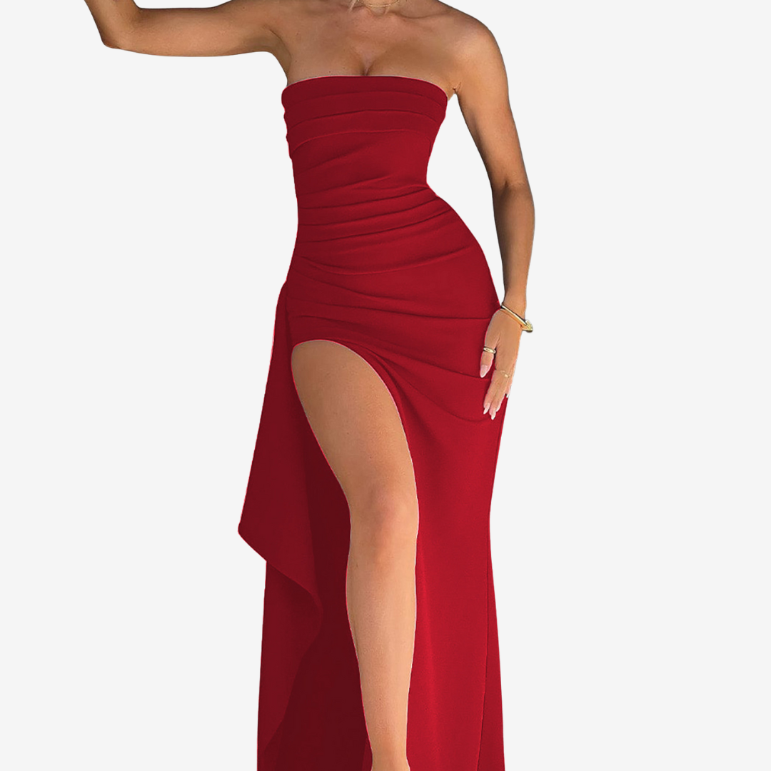 Vivienne | Midnight Cascade Gown