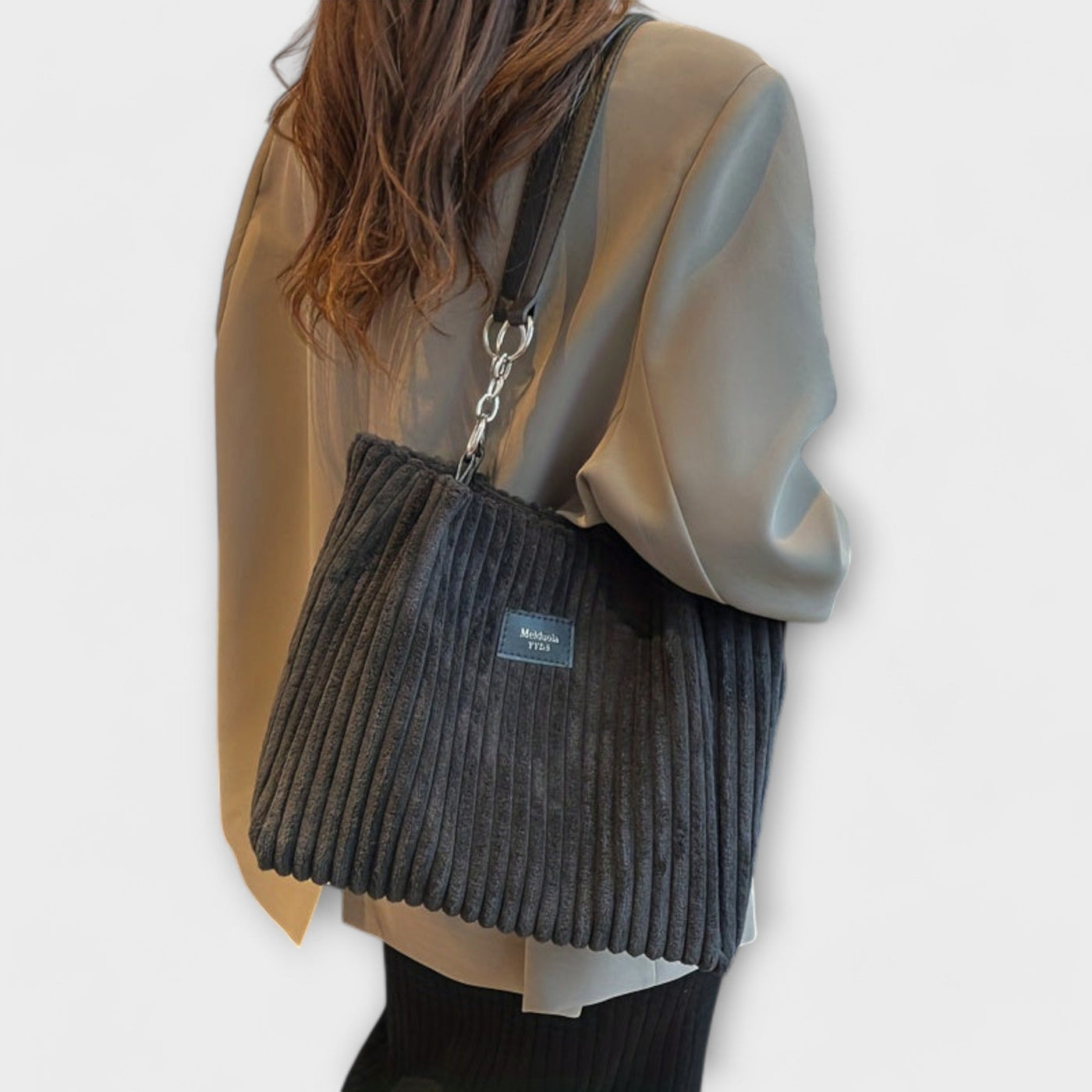 Blair| Soft Cord Shoulder Bag
