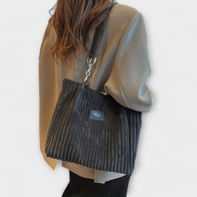 Blair| Soft Cord Shoulder Bag