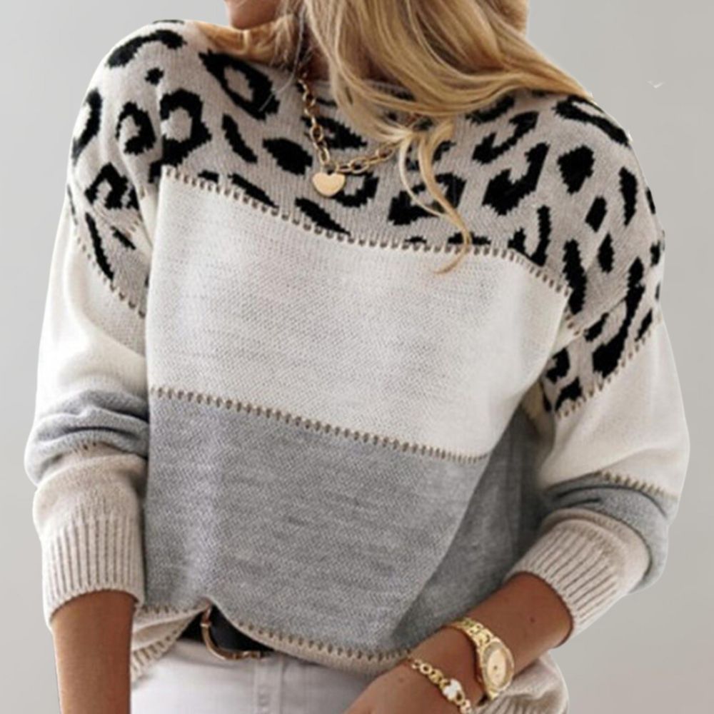Cayenne | Leopard Elegance Sweater