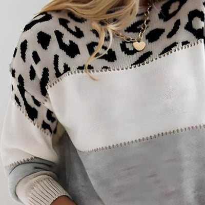 Cayenne | Leopard Elegance Sweater