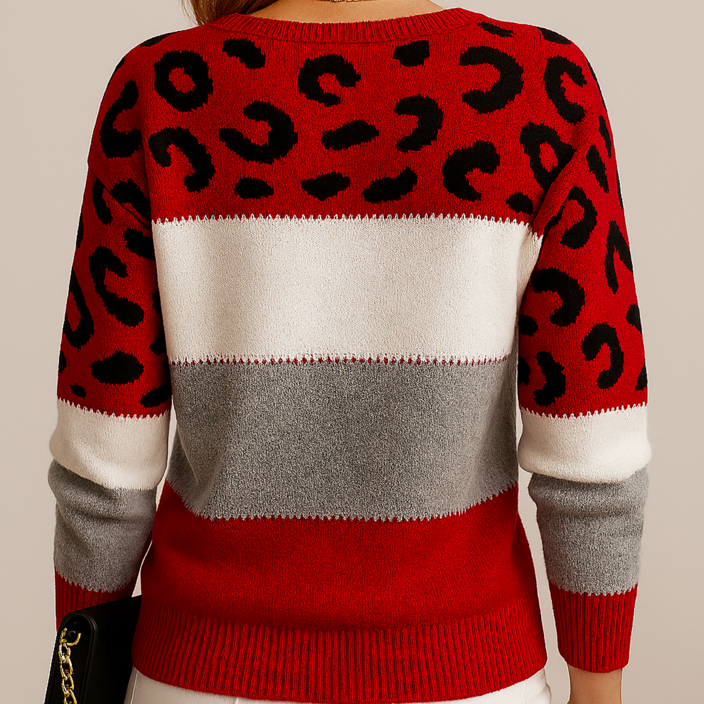 Cayenne | Leopard Elegance Sweater