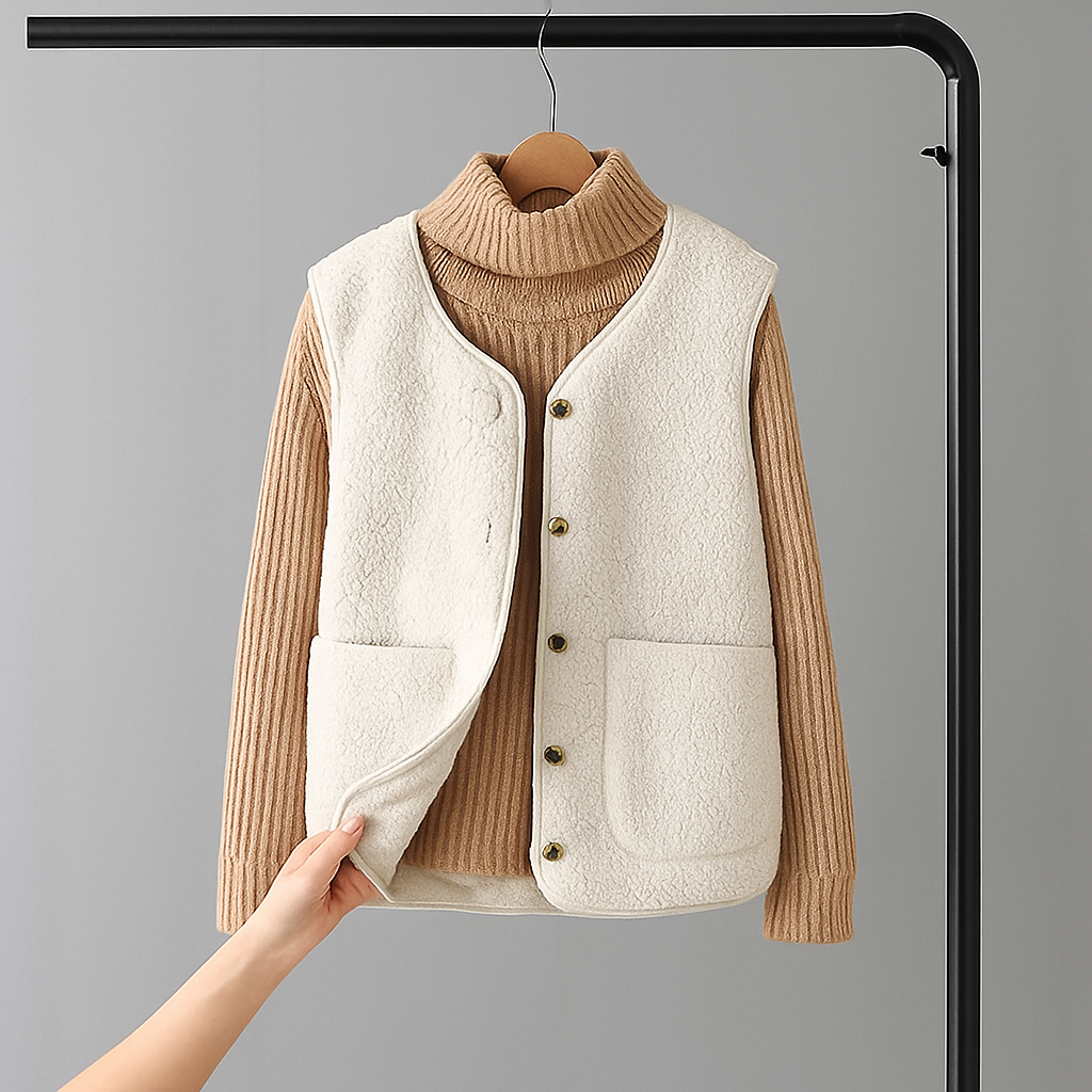 Lisa | Wool Cardigan Vest