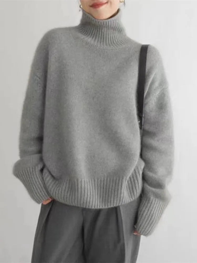 Isabella - High-Neck Cashmere Collar
