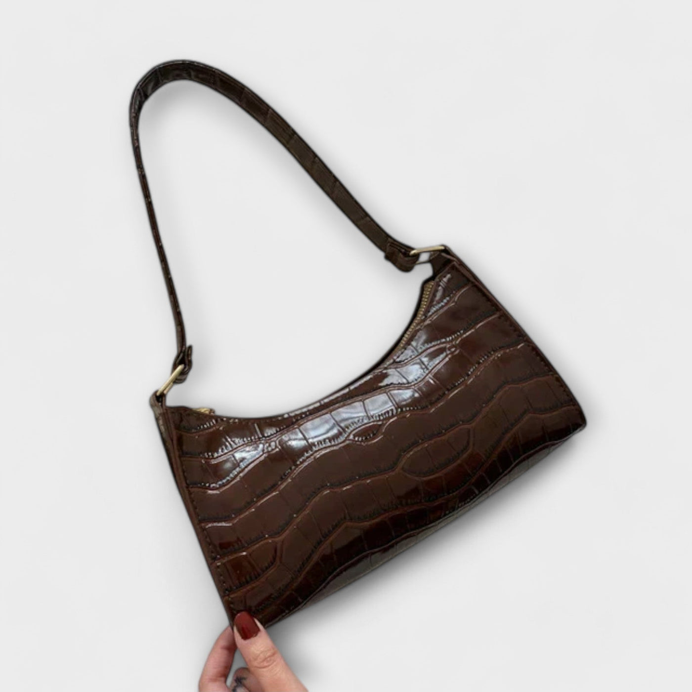 Caroline | Shiny Leather Bag