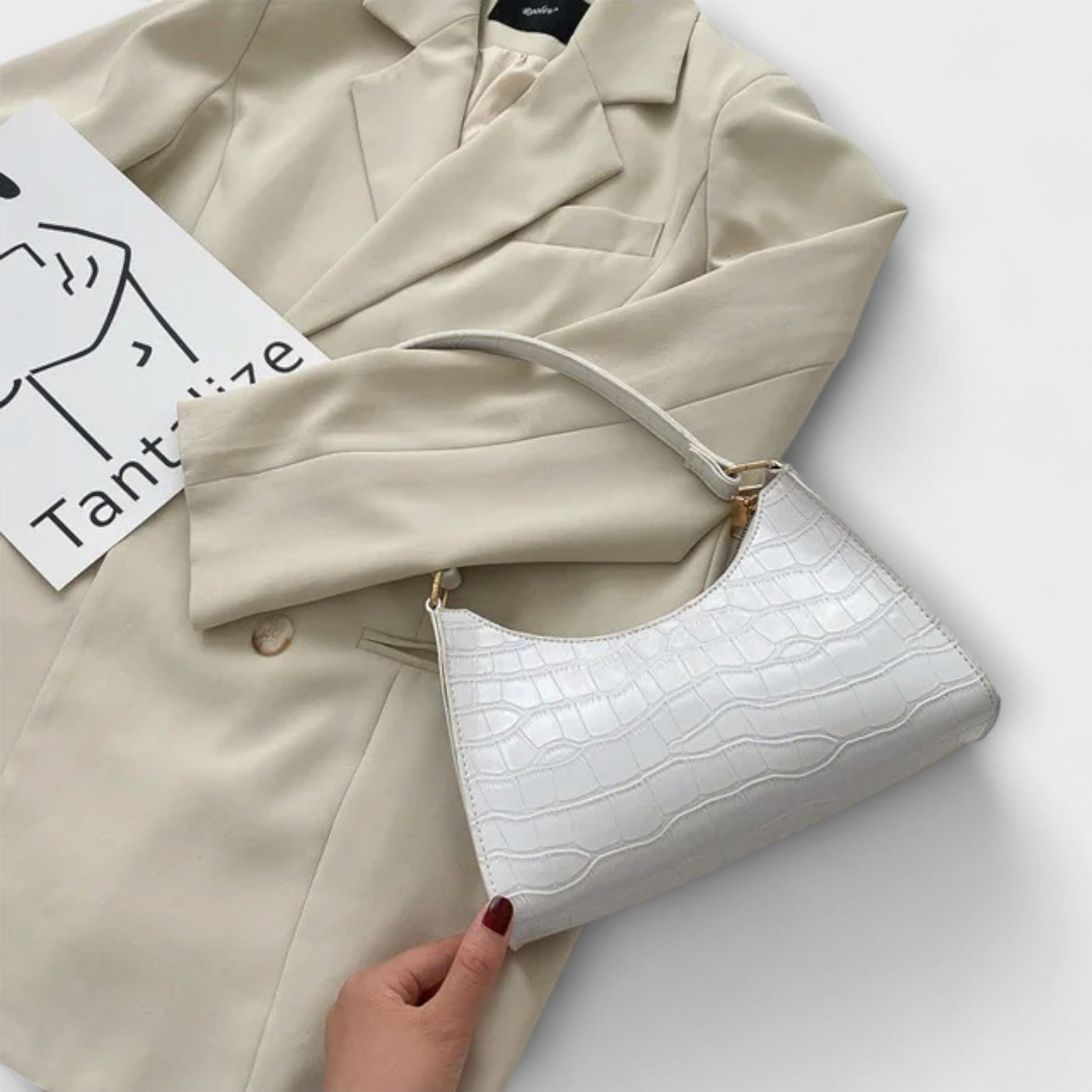 Caroline | Shiny Leather Bag