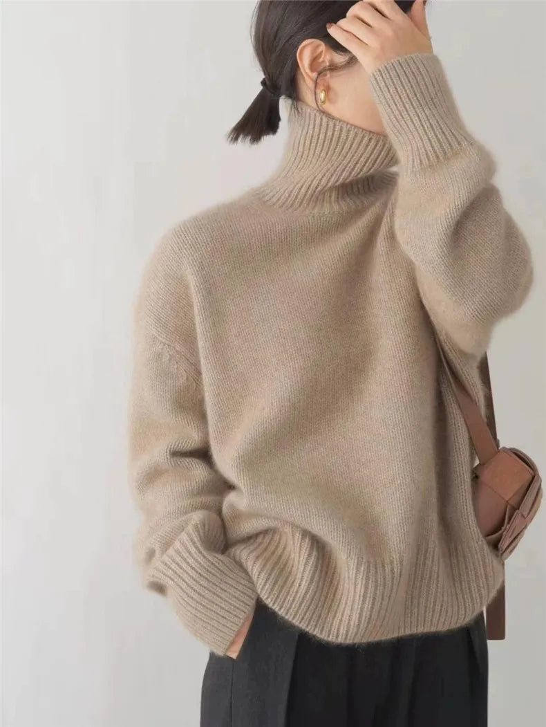 Isabella - High-Neck Cashmere Collar