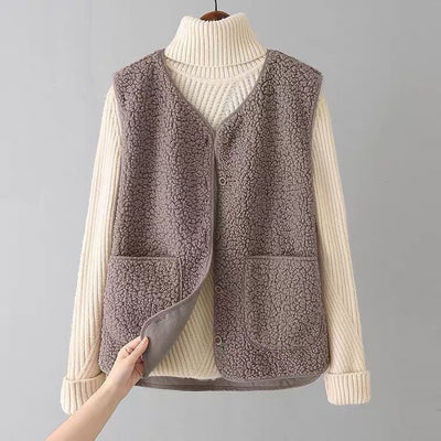 Lisa | Wool Cardigan Vest