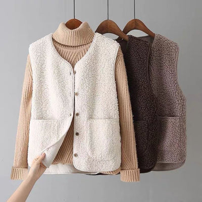 Lisa | Wool Cardigan Vest