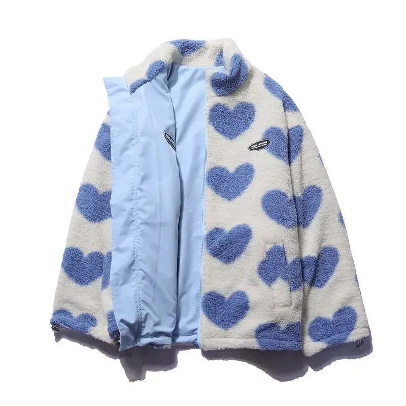 Katharina | Reversible Heart Print Jacket