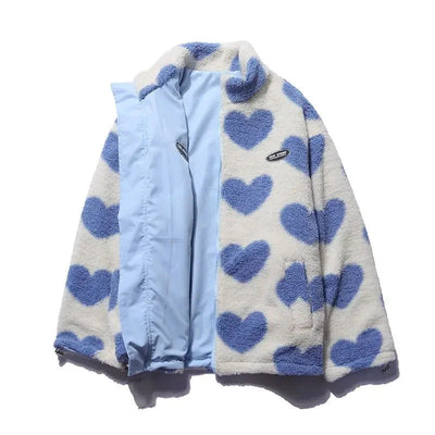 Katharina | Reversible Heart Print Jacket