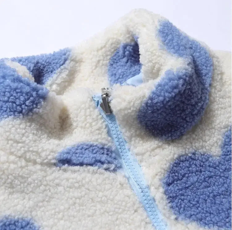 Katharina | Reversible Heart Print Jacket