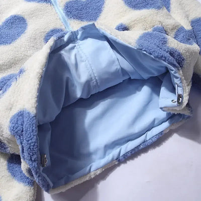 Katharina | Reversible Heart Print Jacket