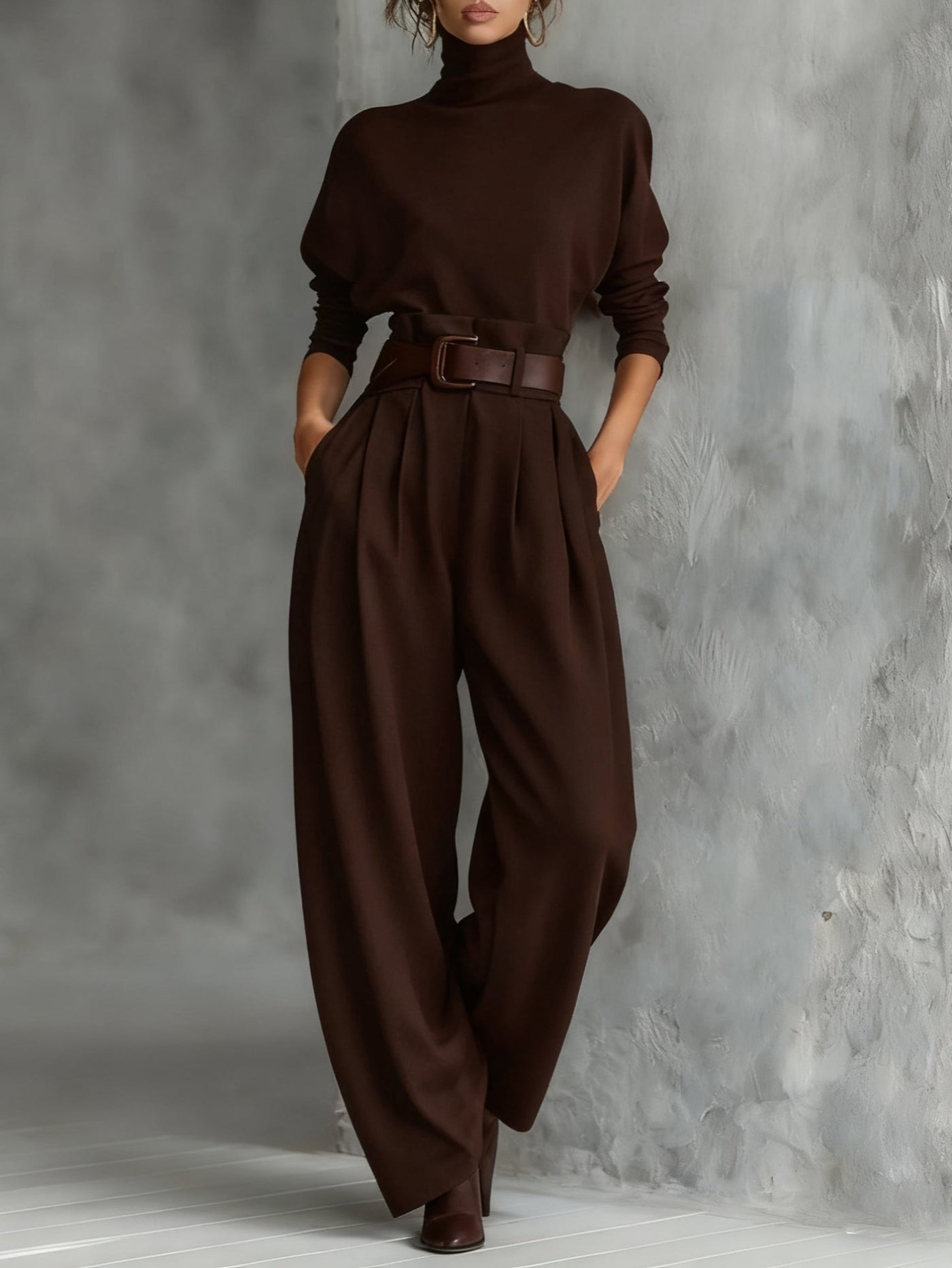 Lisa | High-Neck Jumpsuit Set