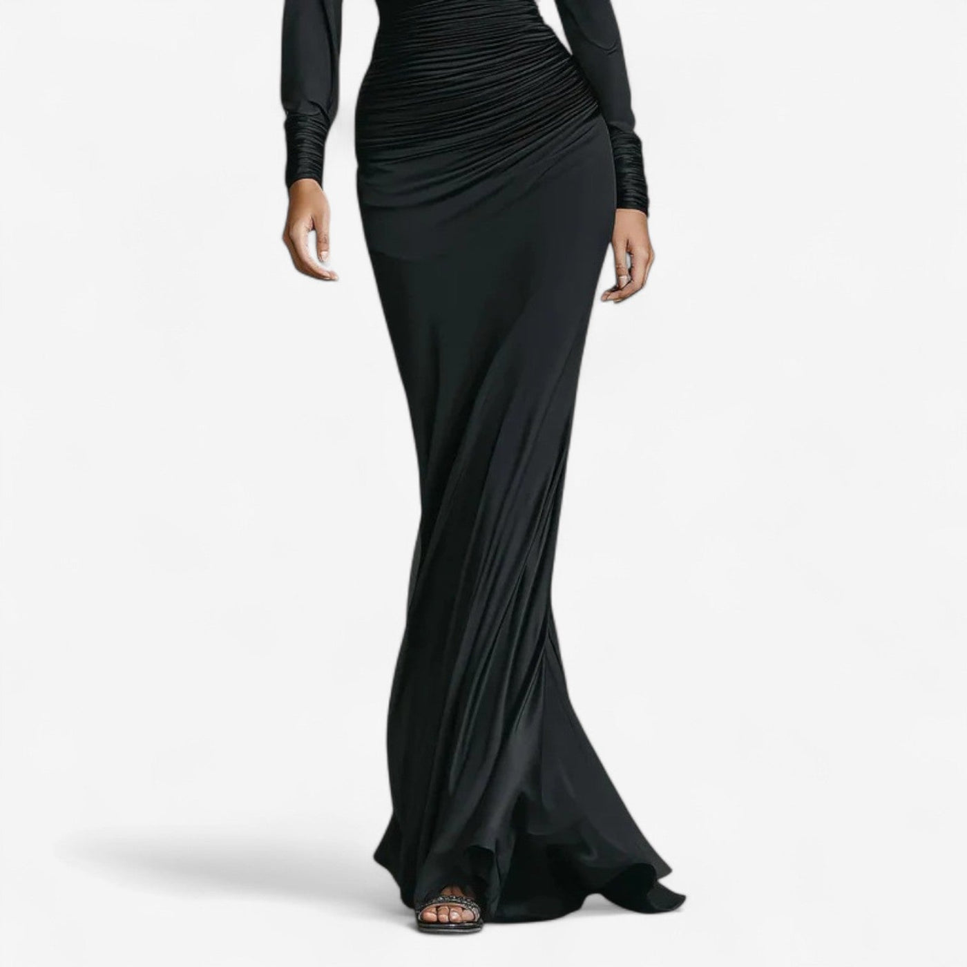 Amelia | Asymmetric Draped Dress