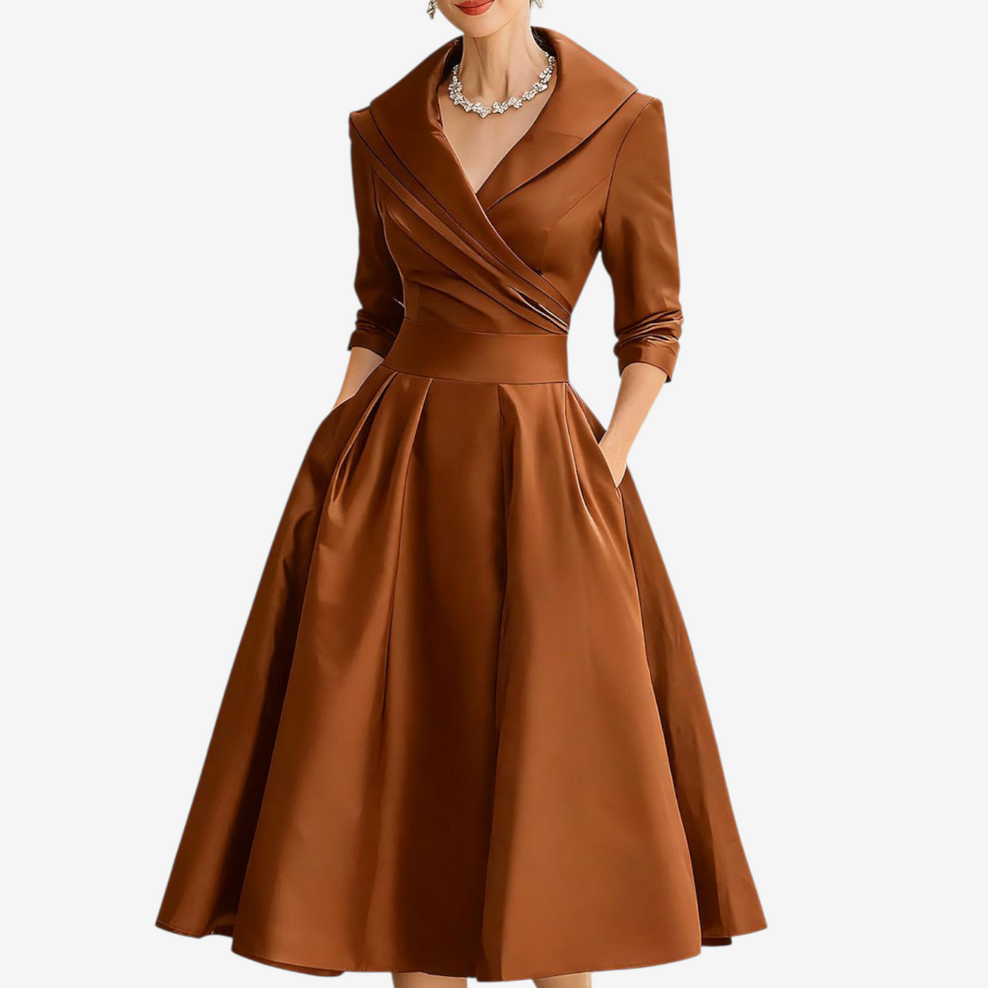 Eleanor | Classic Satin Grace Dress