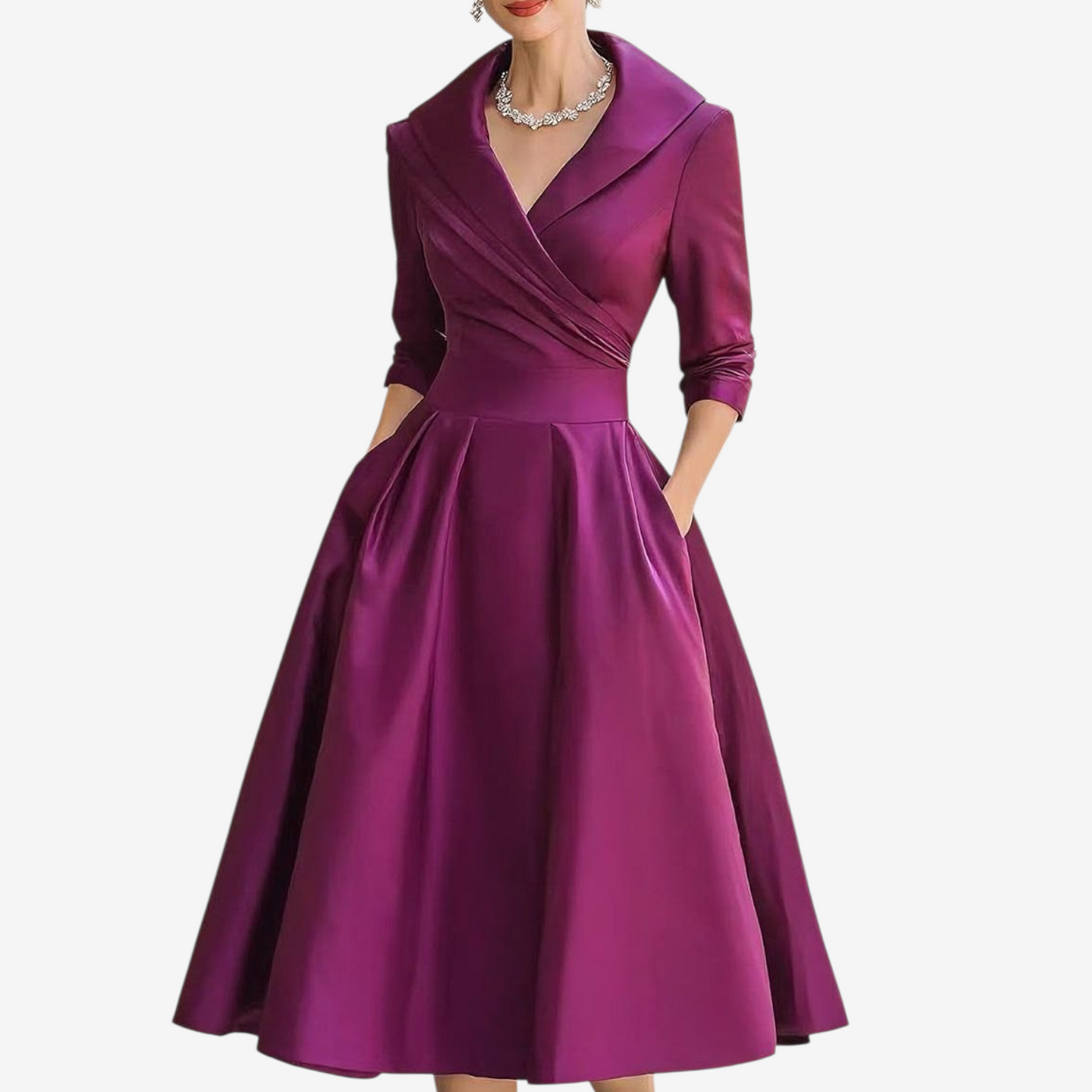 Eleanor | Classic Satin Grace Dress