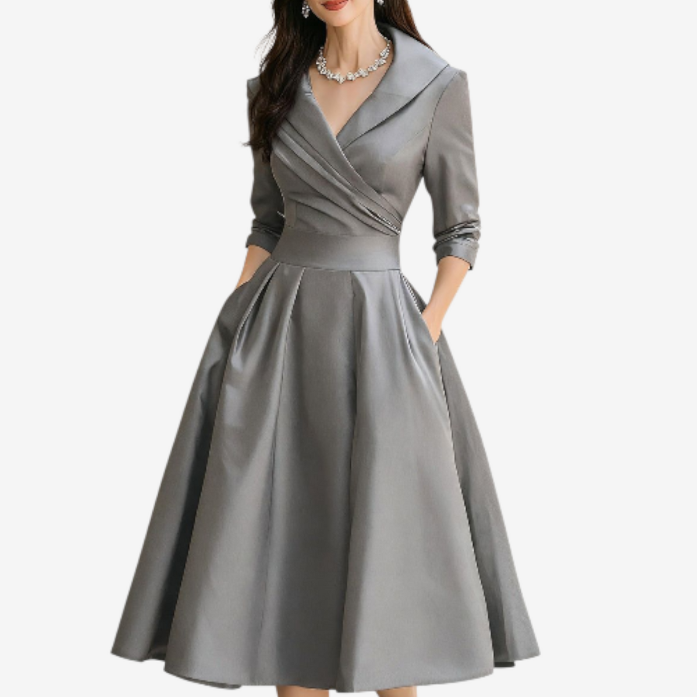 Eleanor | Classic Satin Grace Dress